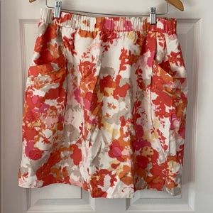 NWT Cute flirty watercolor floral skirt
